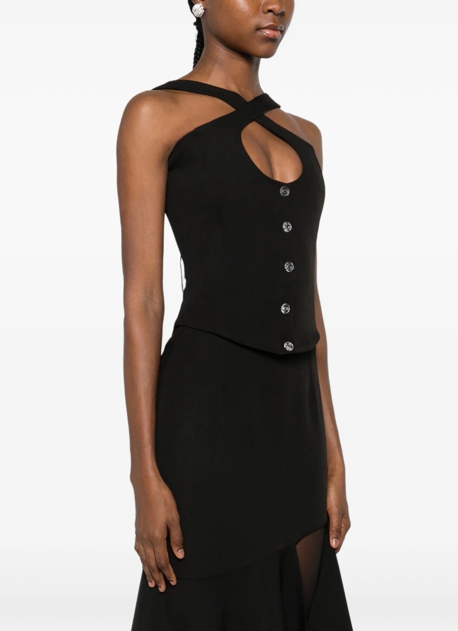 Corset negru ROSEMARY